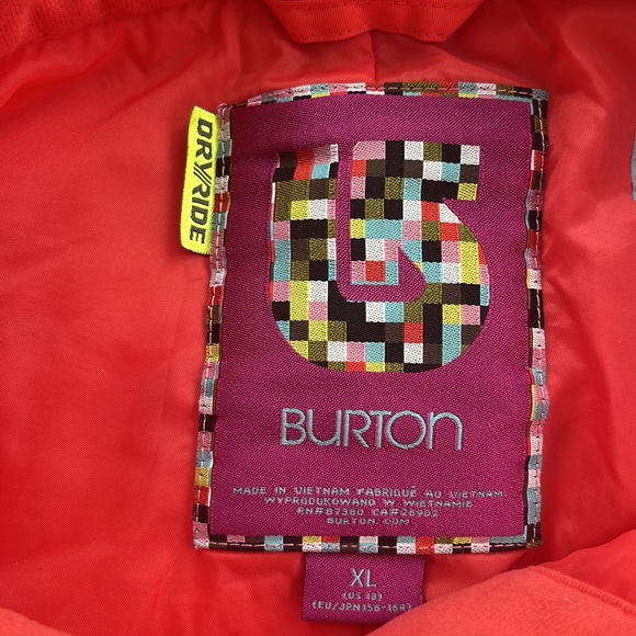 BURTON DRYRIDE YOUTH GIRLS XL WATERPROOF INSUALTED PINK SKI PANTS - Picture 7 of 14